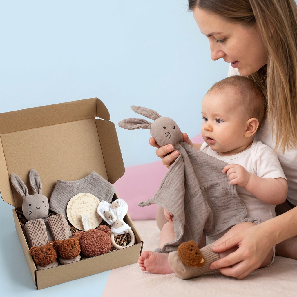 Set mit 6 Teilen für Neugeborene – Erstausstattung für Babys