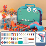 Baukästen für Kinder mit Spielzeugbohrer – Tragbare Konstruktionstasche