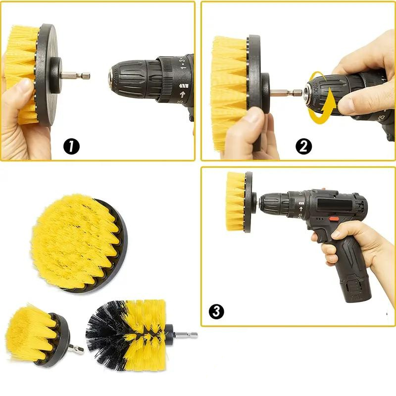 Reinigungsbürsten-Set – Kraftvolles Schrubben für Fliesen und mehr