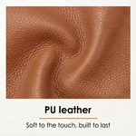 Elegante Hobo-Tasche aus weichem Kunstleder mit Fächern