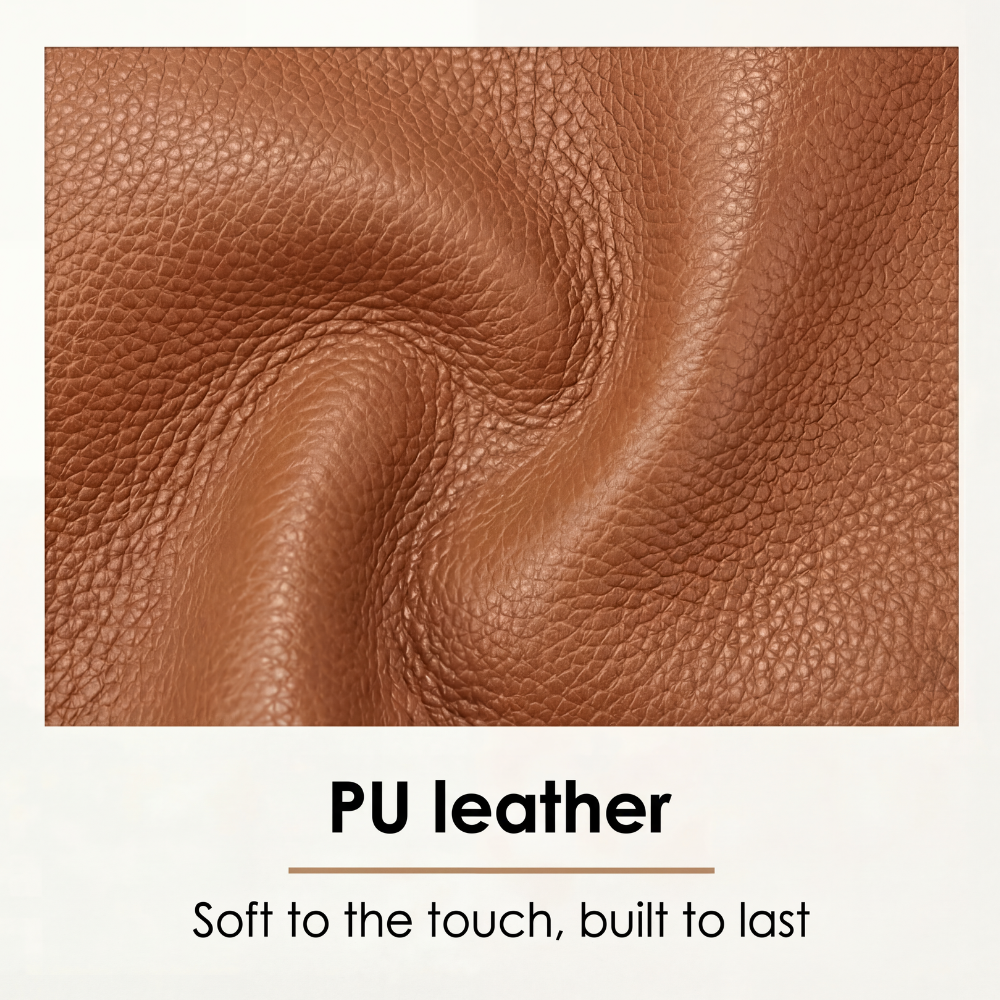 Elegante Hobo-Tasche aus weichem Kunstleder mit Fächern