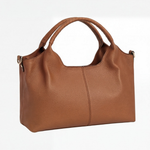 Elegante Hobo-Tasche aus weichem Kunstleder mit Fächern