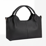 Elegante Hobo-Tasche aus weichem Kunstleder mit Fächern