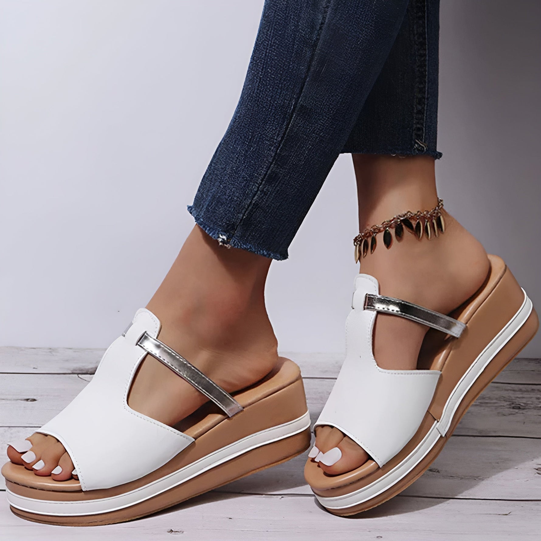 Komfortable und Stilvolle Sandalen für Damen mit Verstellbaren Riemen