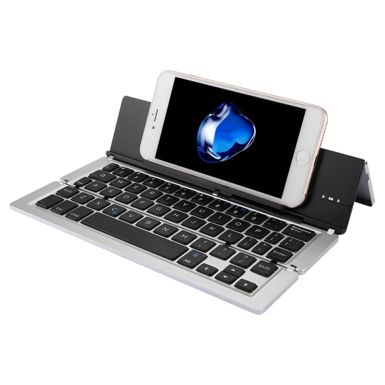 SleekBoard | Ultradünnes, Wiederaufladbares Bluetooth-Tastatur-Set (Silber)