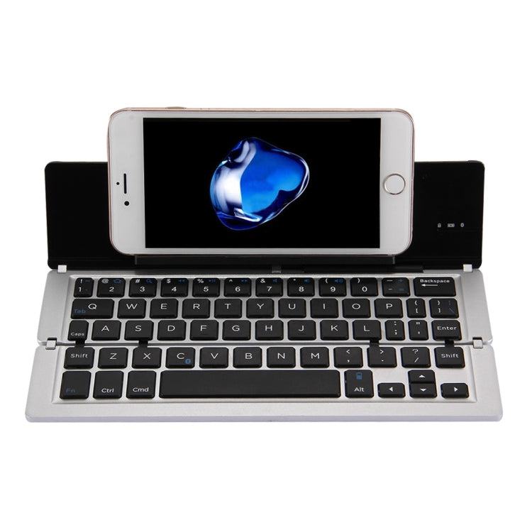 SleekBoard | Ultradünnes, Wiederaufladbares Bluetooth-Tastatur-Set (Silber)