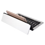 SleekBoard | Ultradünnes, Wiederaufladbares Bluetooth-Tastatur-Set (Silber)