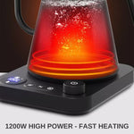 Intelligenter elektrischer Wasserkessel mit Schwanenhals und Temperaturregelung