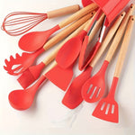 12-teiliges Premium Küchenhelfer-Set aus Edelstahl und Silikon