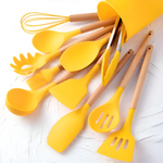 12-teiliges Premium Küchenhelfer-Set aus Edelstahl und Silikon