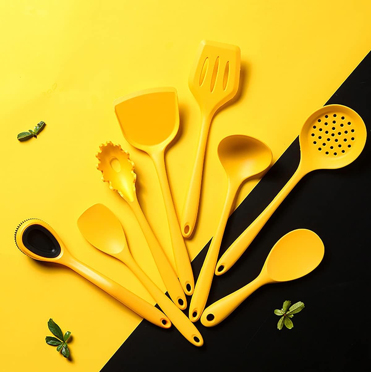 12-teiliges Premium Küchenhelfer-Set aus Edelstahl und Silikon