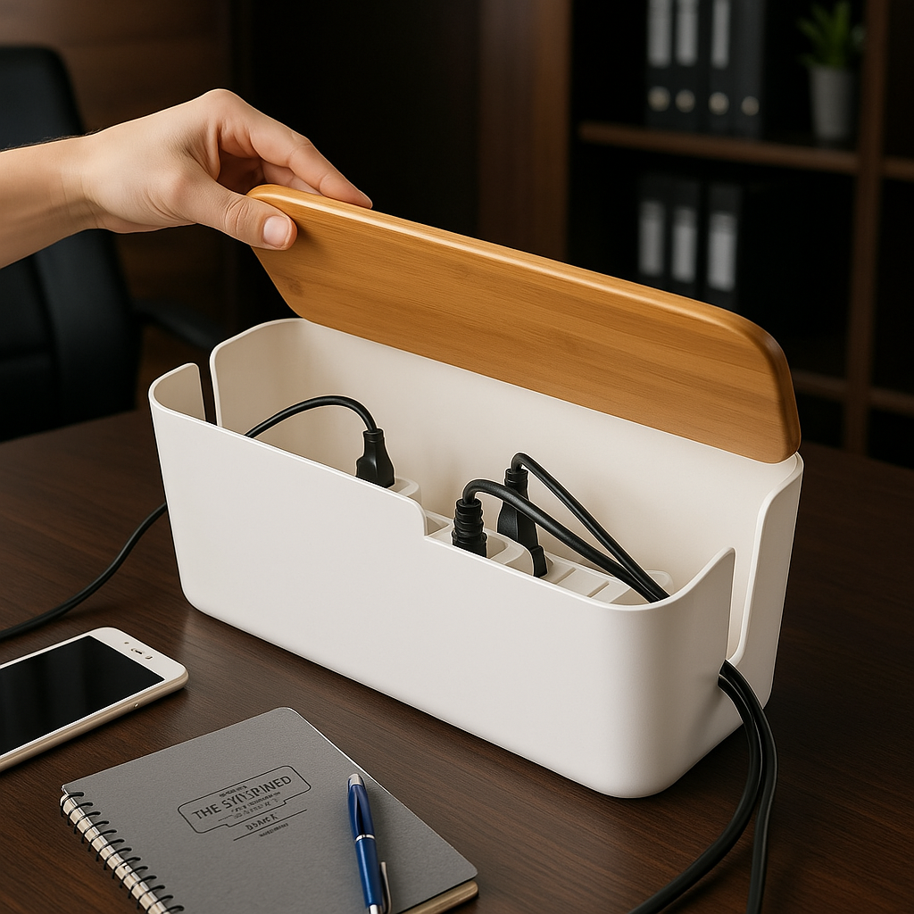 Cable Master – Elegant Cable Organizer for Order and Safety