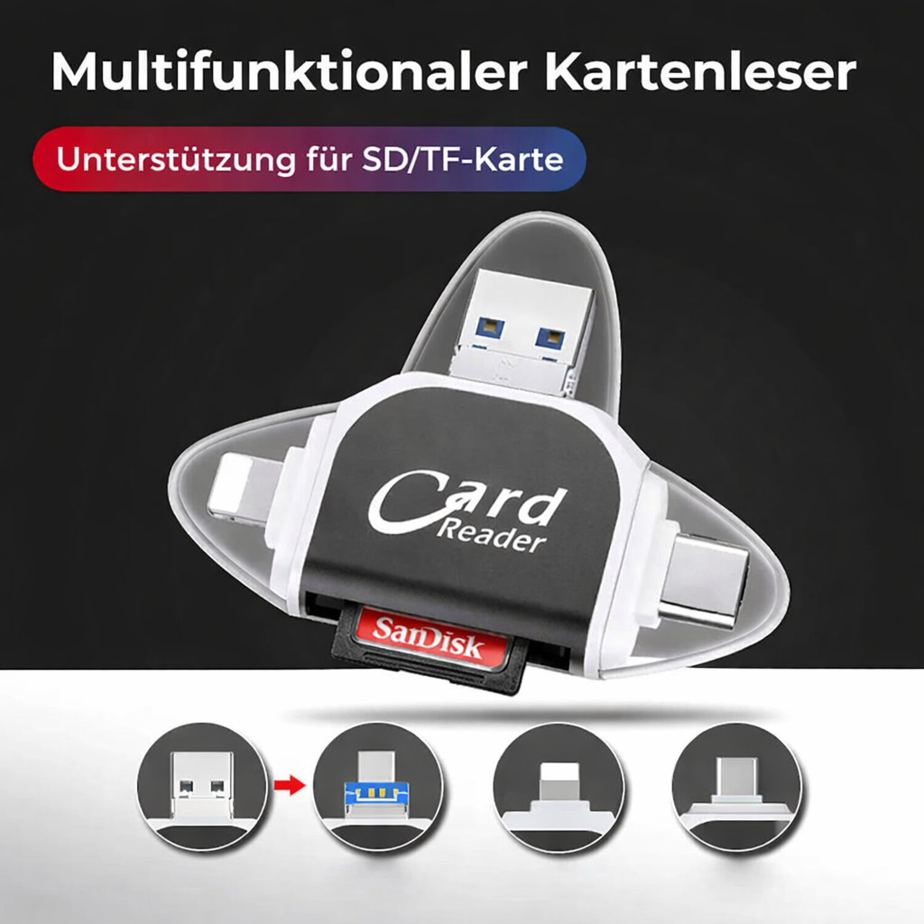 Datenübertragung leicht gemacht | Multi-Port Kartenleser