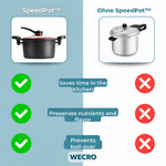 Schnellkochtopf | Effiziente Wärmeverteilung für gleichmäßiges Kochen