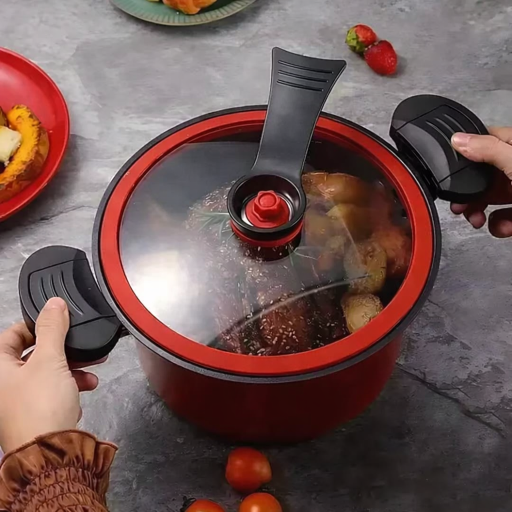Schnellkochtopf | Effiziente Wärmeverteilung für gleichmäßiges Kochen