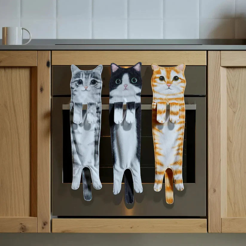 Katzenhandtuch – Weich, Dekorativ und Immer Griffbereit