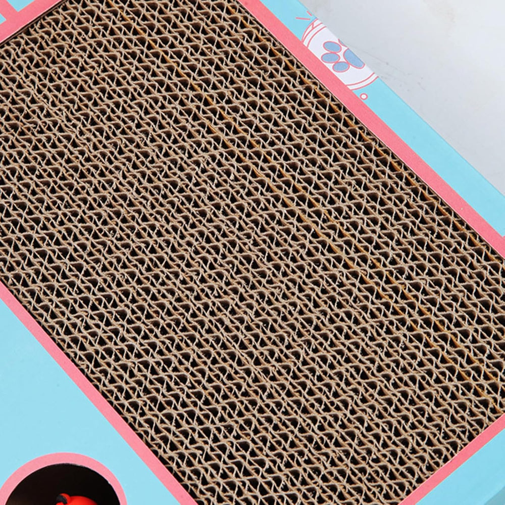 Interaktive Spielstation für Katzen aus robuster Wellpappe