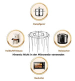 Grillständer für Heißluftfritteusen – gleichmäßiges Grillvergnügen