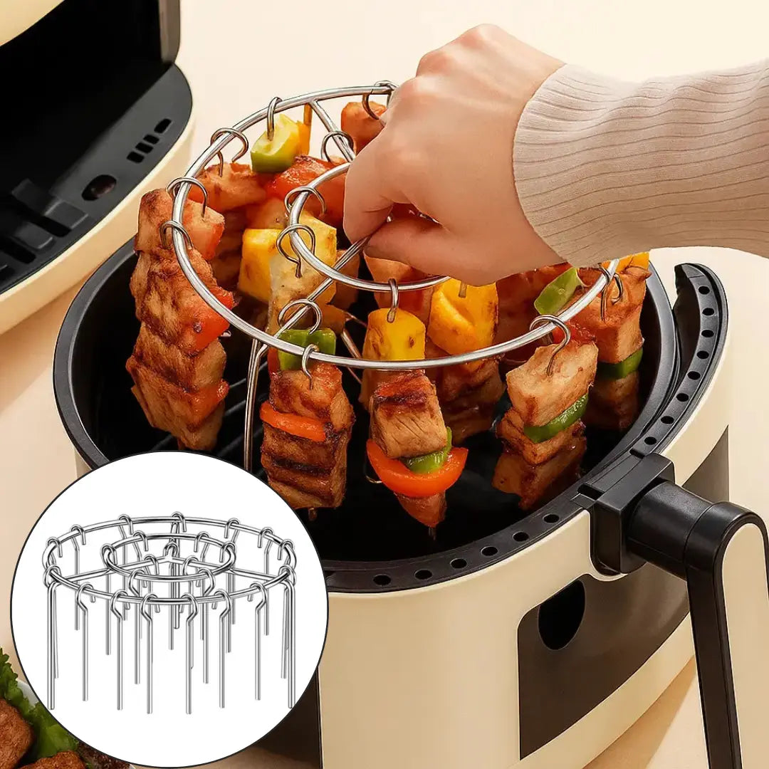 Grillständer für Heißluftfritteusen – gleichmäßiges Grillvergnügen