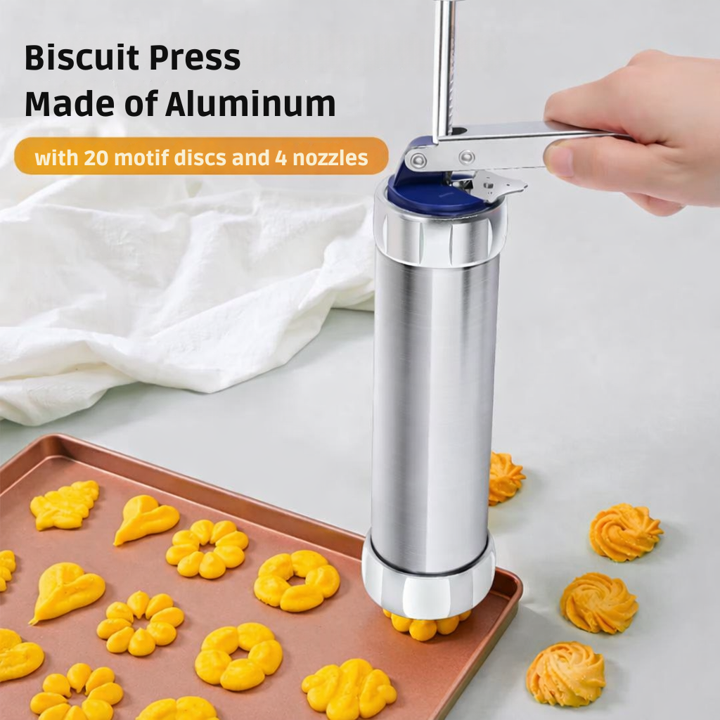 Kekspress | Aluminium-Teigformer für kreative Kekse