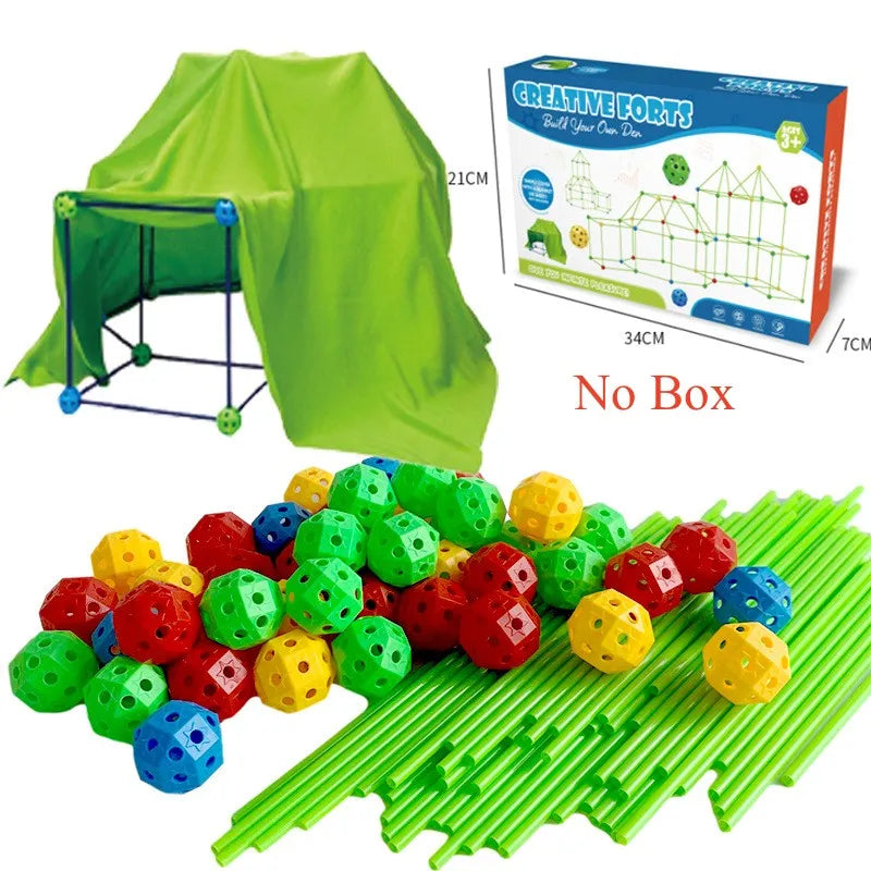 Kreatives Spielset zum Bau von Kinderburgen