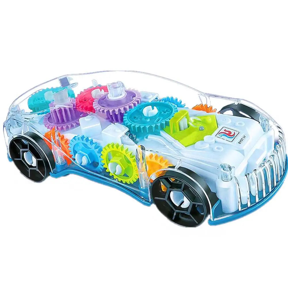 Leuchtender Sportwagen