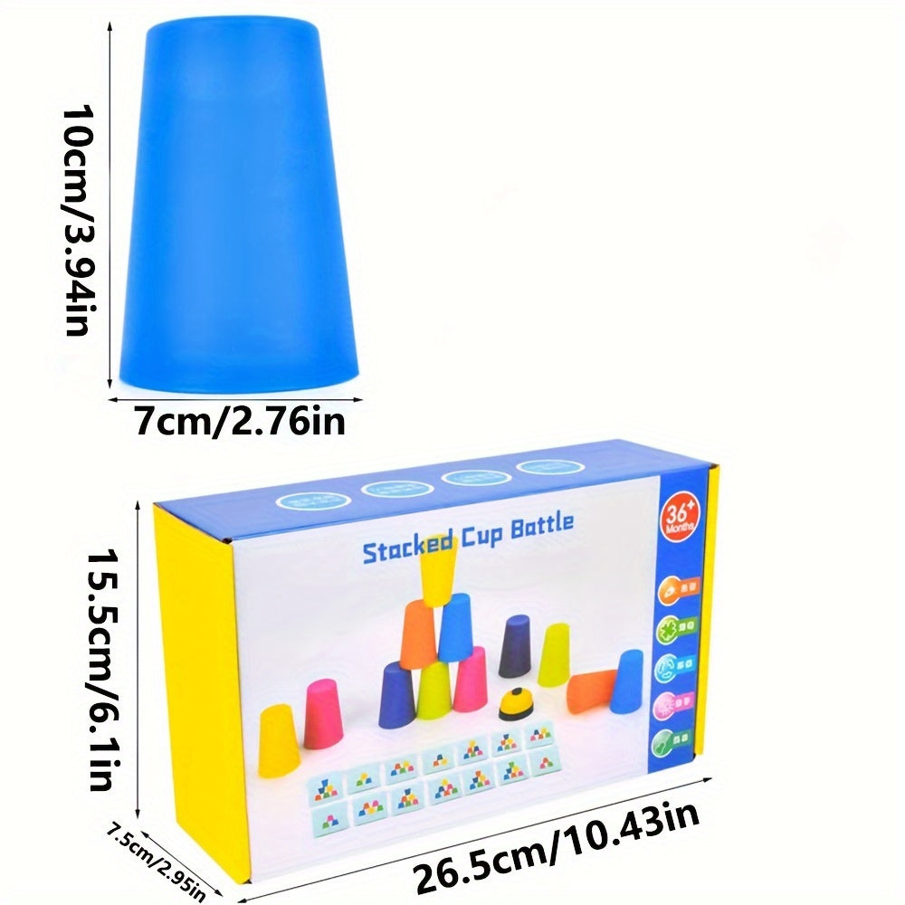 KidzCognitive - Stacking Cup Puzzle for Cognitive Development