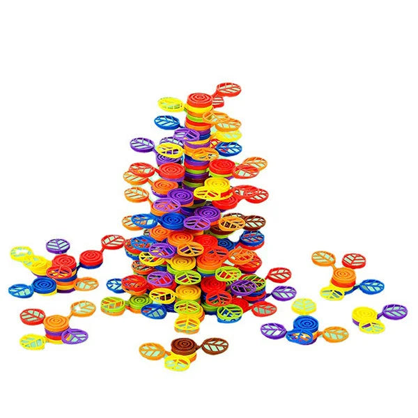 KidzWiz - Colorful Wooden Stacking Game for Kids: Learn and Have Fun