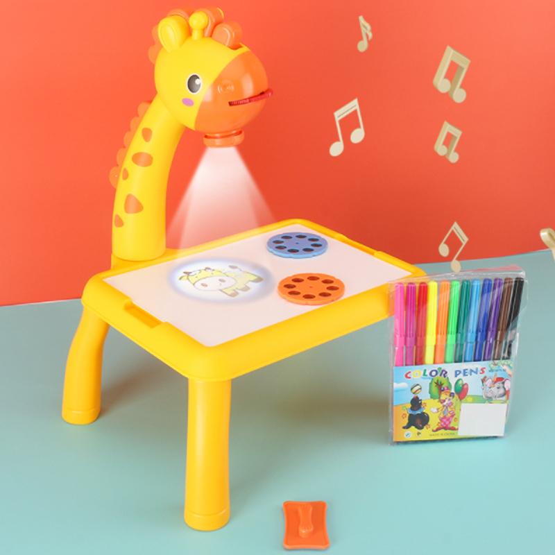 Creative Kids Projector - LED Drawing Table with Music for Children