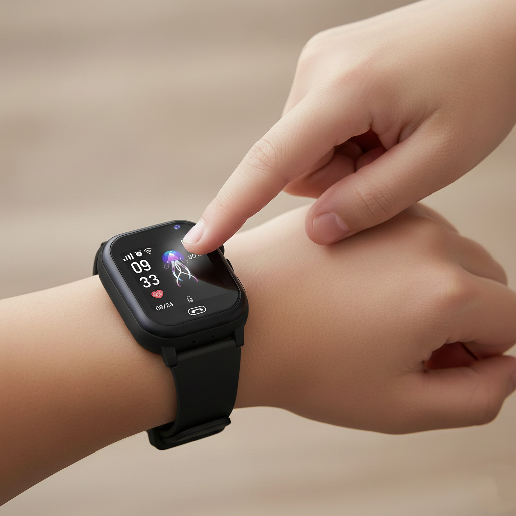 Wasserdichte GPS Tracker Smartwatch für Kinder mit Kamera