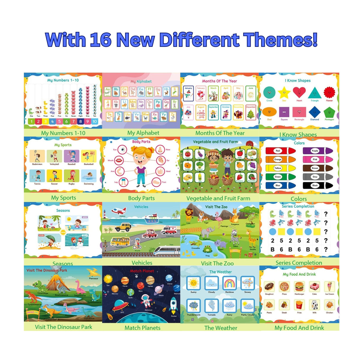 Learning Book for Kindergarten - Fun and Education Combined
