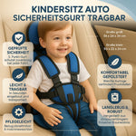 Tragbarer Autositz für Kinder mit Sicherheitsgurt
