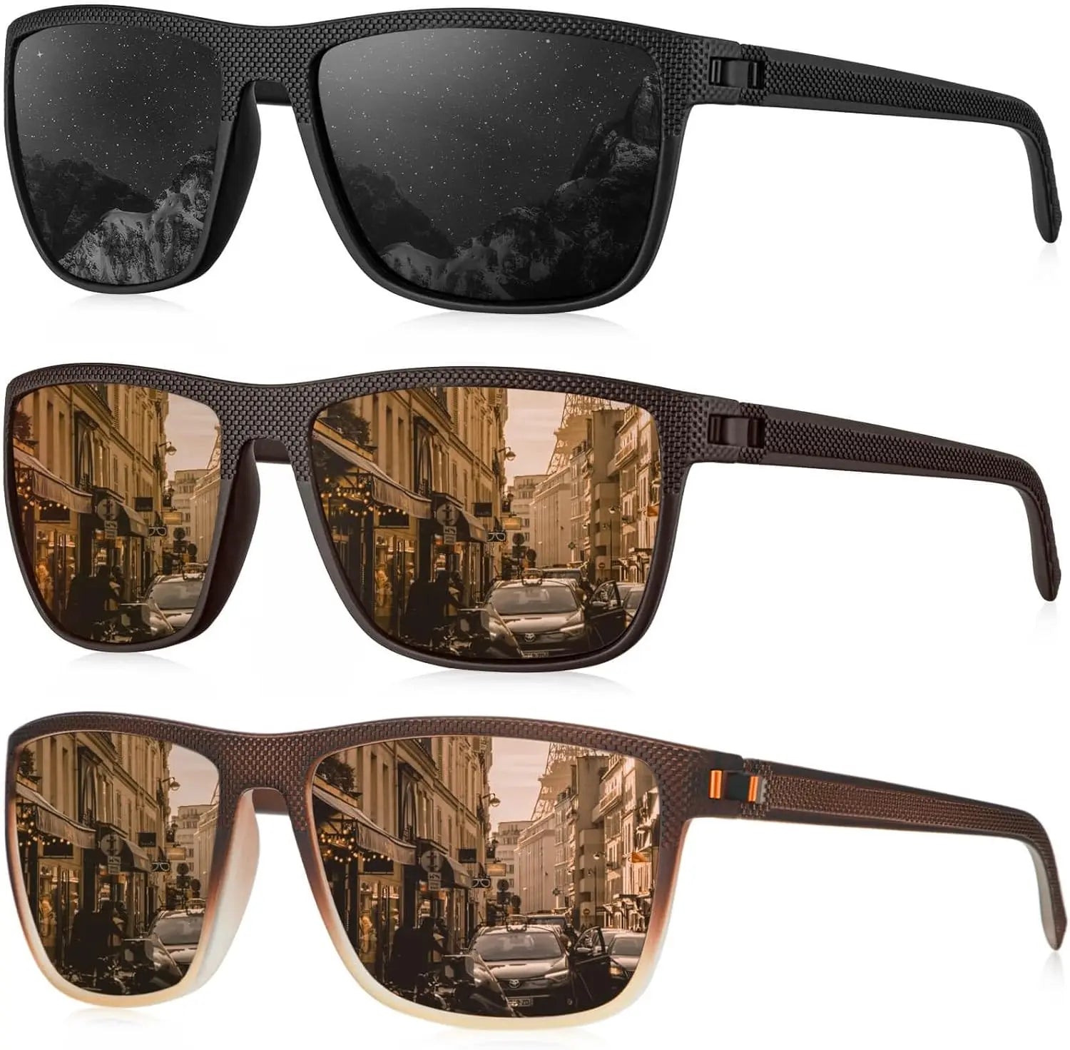 LumiShade – Stylish Sunglasses with UV Protection and Polarized Lenses (2 + 1 FREE)