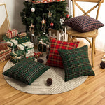 Festive Christmas Cushion Cover Set (2 Pack)