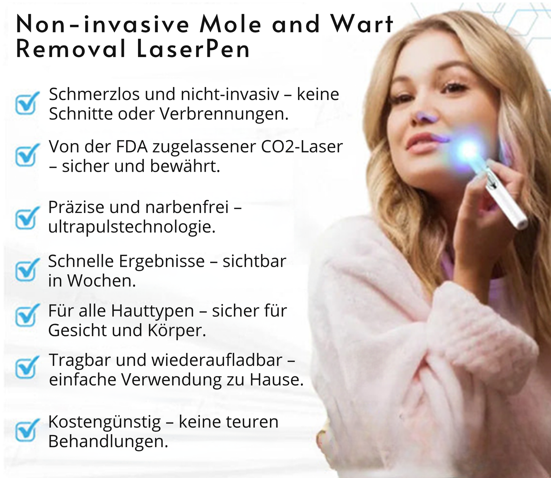 LumiSkin™ Lasergerät für schmerzfreie Hautverjüngung