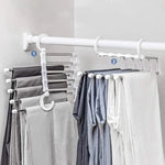 Platzsparender Kleiderbügel | Flexibles Falt-System für Ordnung