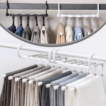 Faltbarer Kleiderbügel-Organizer | Optimale Platznutzung