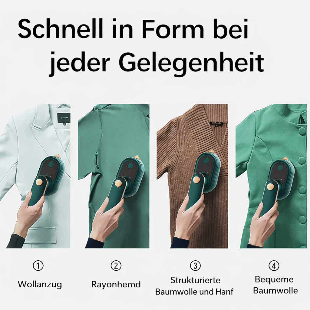 Handdampfbügeleisen | Tragbares Gerät für faltenfreie Kleidung