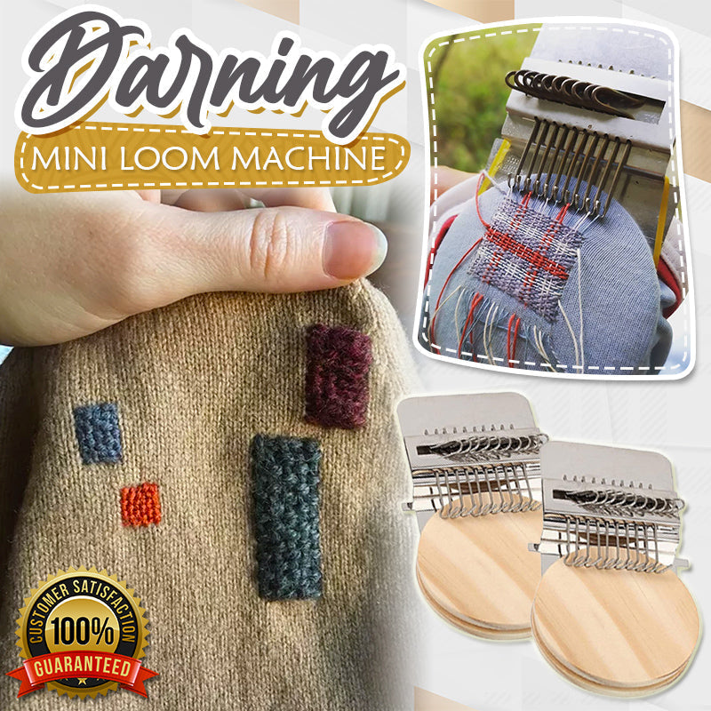 Kleidung reparieren | Mini-Webrahmen für kreative Designs
