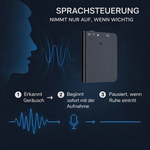 Mini Sprachaufzeichnungsgerät mit 384Kbps Klangerlebnis