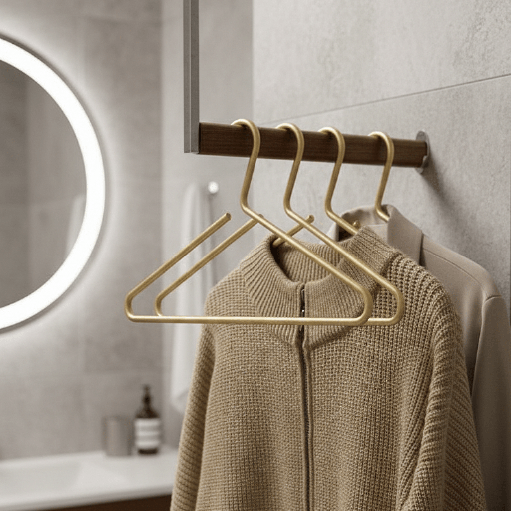 Stylish Metal Hangers for Your Wardrobe (Set of 5)