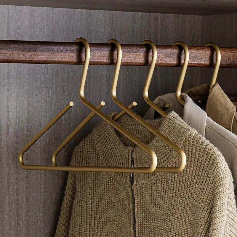 Stylish Metal Hangers for Your Wardrobe (Set of 5)