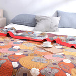 Lively Cotton Reversible Blanket for Summer