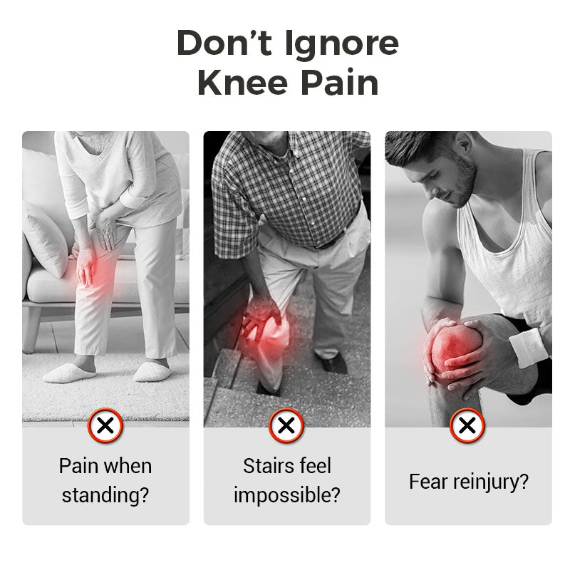 Kniebandage | Verstellbare Riemen | Atmungsaktiv | FlexiKnee