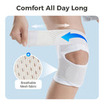 Kniebandage | Verstellbare Riemen | Atmungsaktiv | FlexiKnee