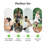 Kniebandage | Verstellbare Riemen | Atmungsaktiv | FlexiKnee