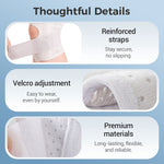 Kniebandage | Verstellbare Riemen | Atmungsaktiv | FlexiKnee