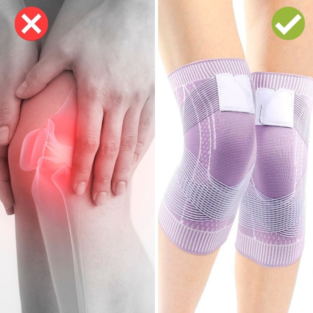 Kniebandage für schnellere Schmerzlinderung und Stabilität