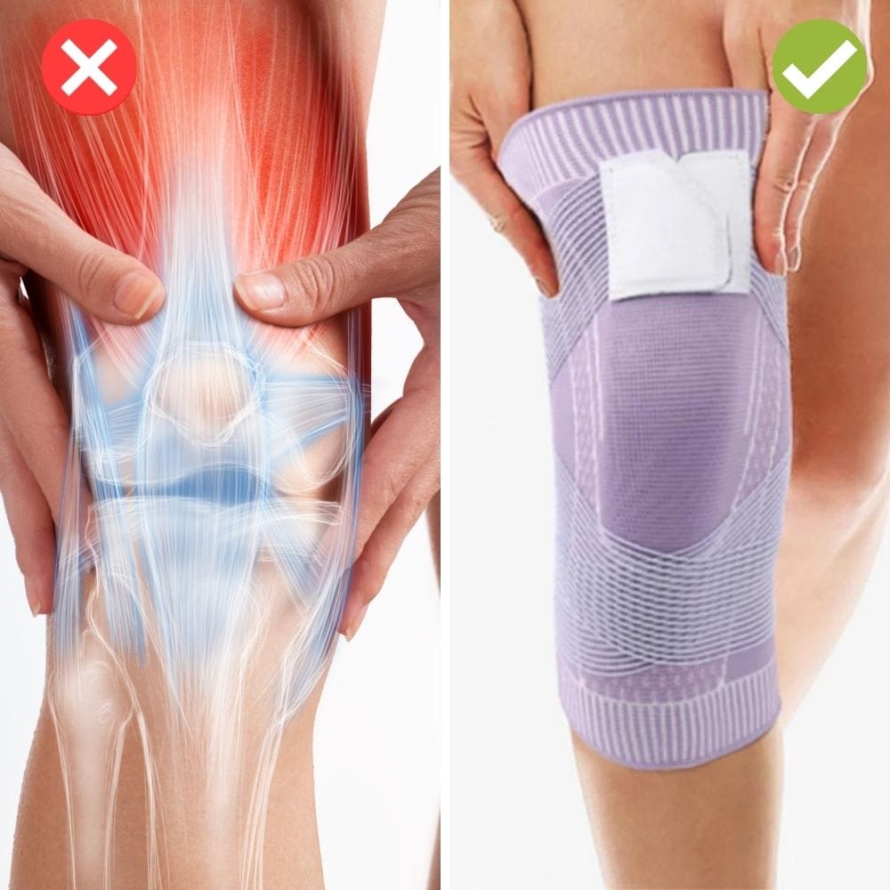 Kniebandage für schnellere Schmerzlinderung und Stabilität