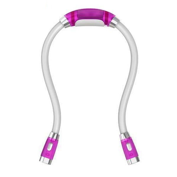 FlexiGlow Nackenlampe – Tragbare LED-Beleuchtung für Basteln und Lesen